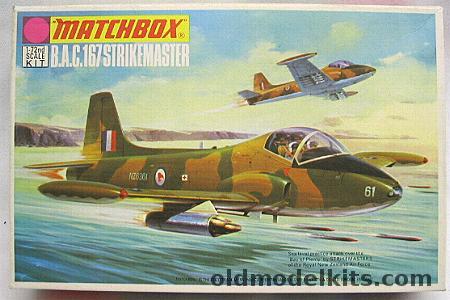 Matchbox 1/72 BAC 167 Strikemaster, PK-10 plastic model kit